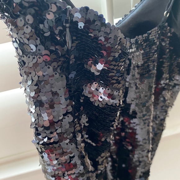 black sequin obey dress - Picture 5 of 6